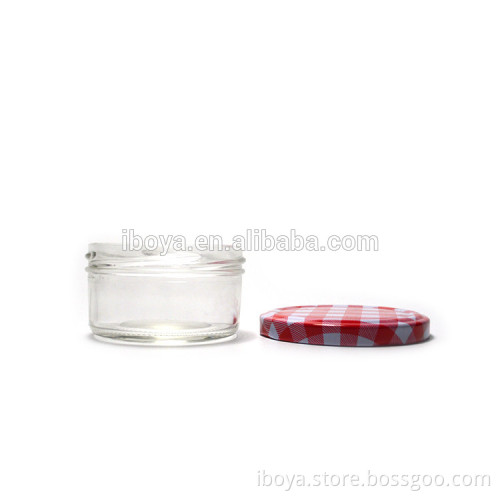 Latest Design High Quality Clear Glass Mason Canning Jar